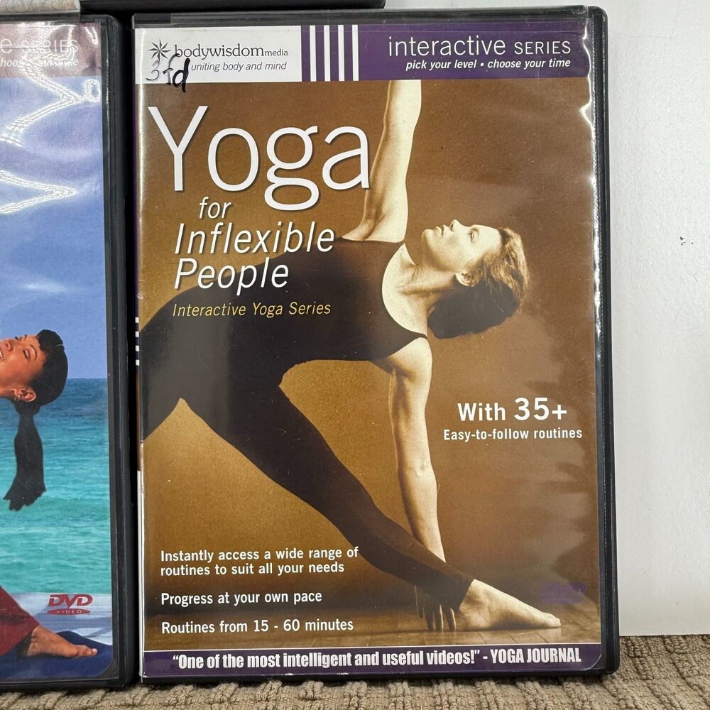 Yoga & Fitness DVD Lot Tamilee Webb + Weight Loss + Inflexible People - Picture 4 of 6